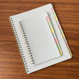 Clairefontaine Multi Subject Notebooks Large and Small Sizes Compared While Open
