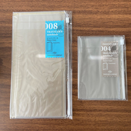 TRAVELER'S Notebook PVC Zippered Pouch