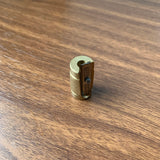 M+R Brass Pencil Sharpener / "Castor" Long-Point