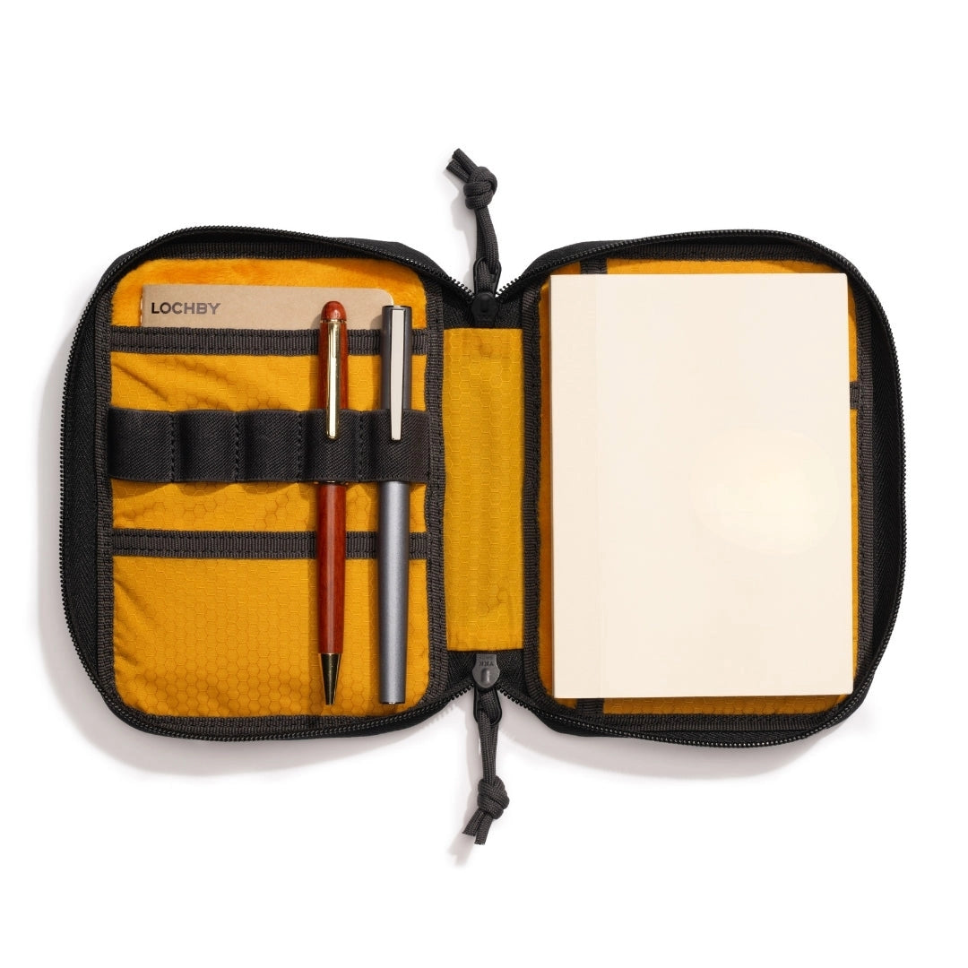 Lochby A6 Daily Folio Gold Interior Charcoal