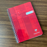 Clairefontaine Wirebound Notebooks (Grid/Lined Variants) Red Cover