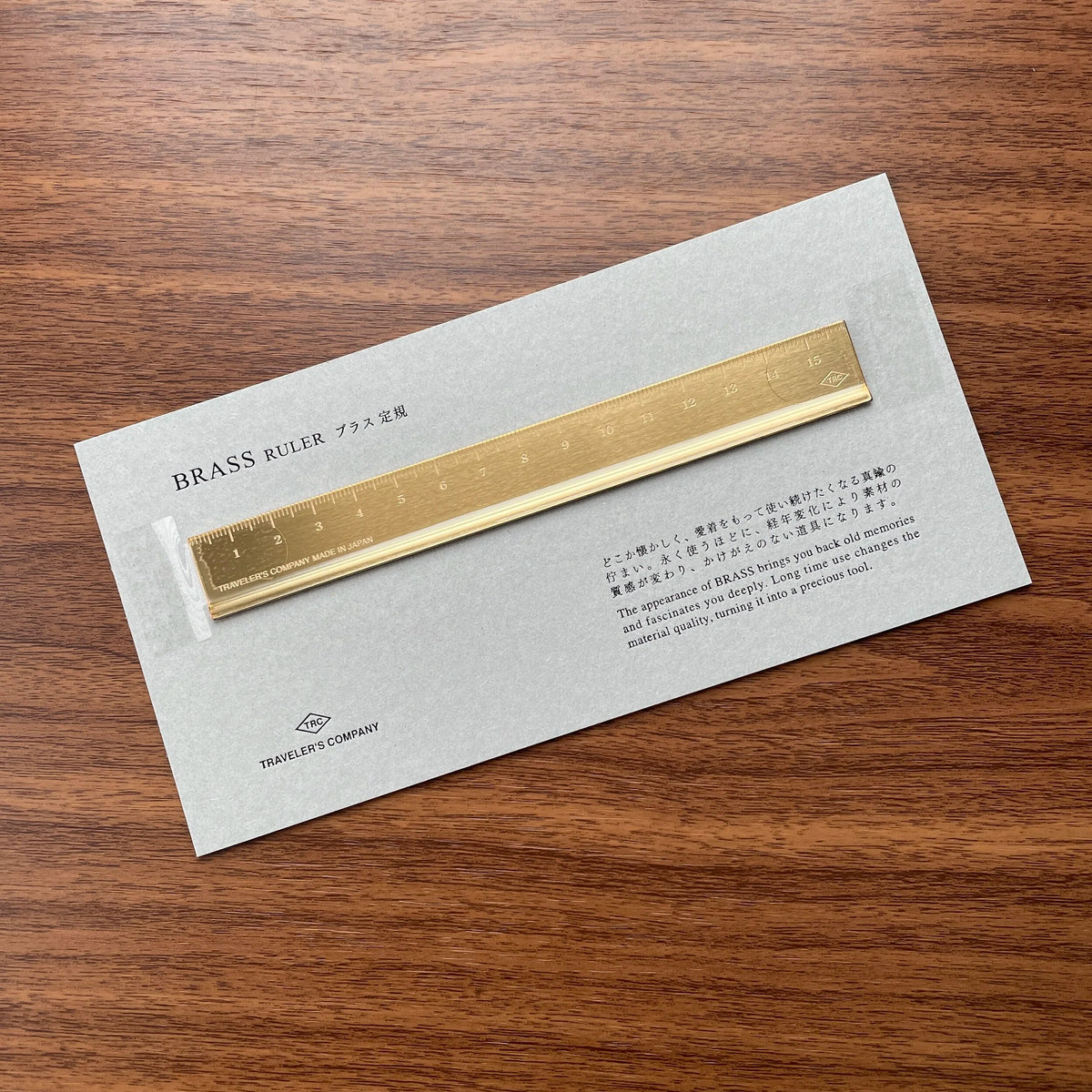 TRAVELER's Company Brass Ruler