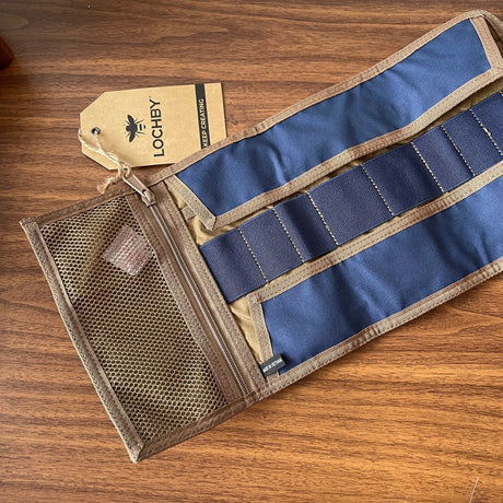 Lochby Tool Roll Navy Open