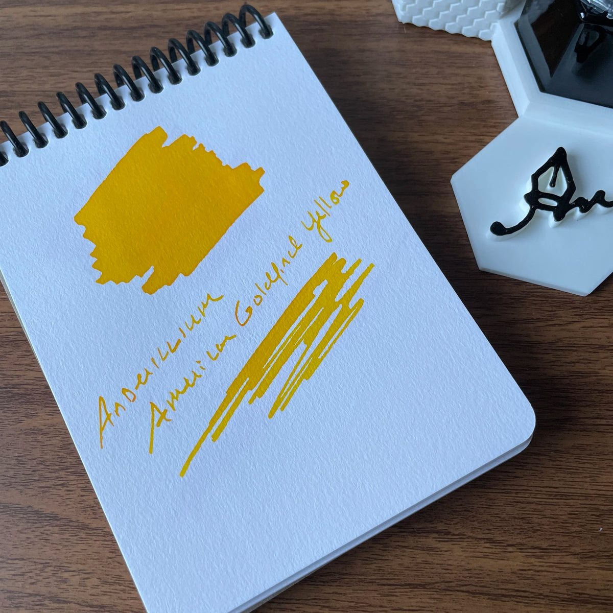 Anderillium Avian Series American Goldfinch Yellow Swatch