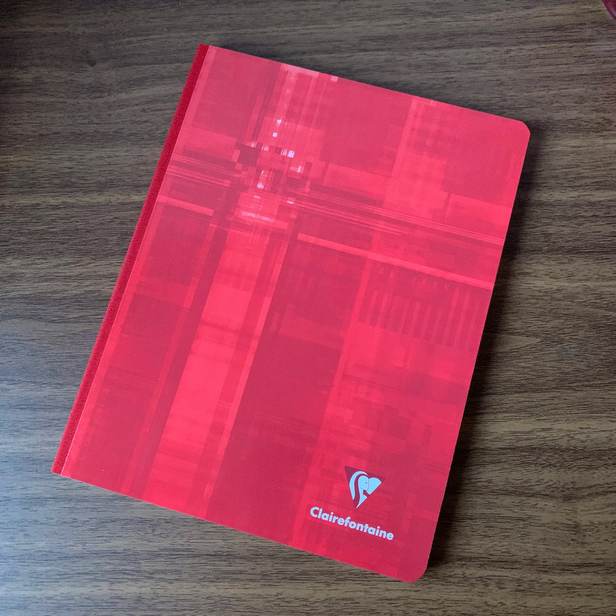 Clairefontaine Clothbound A5 Notebook (Red Cover)