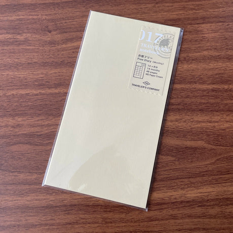 TRAVELER'S Notebook Standard Planner Refills 017 Monthly
