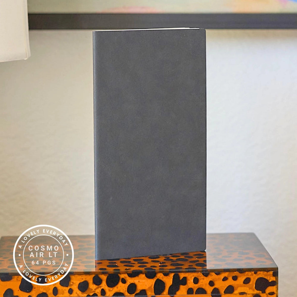 A Lovely Everyday Cosmo Air Light A5-Slim Notebook in Grey Warwick Cover