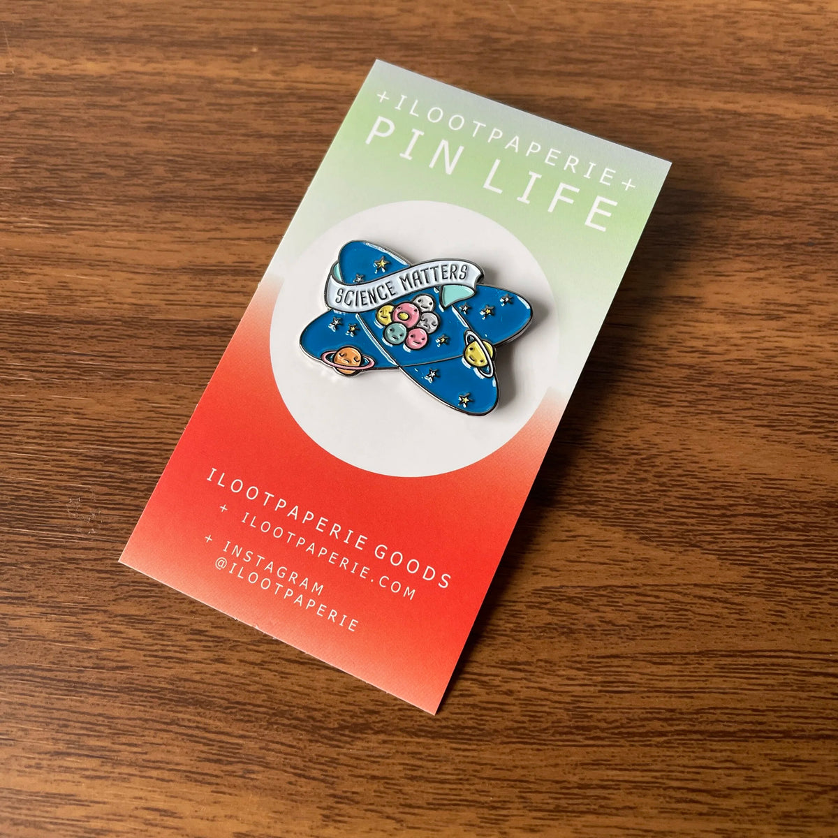 Science Matters Enamel Pin