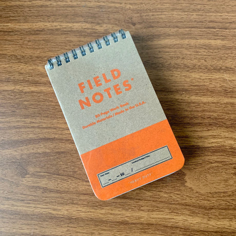 Field Notes Heavy Duty Orange