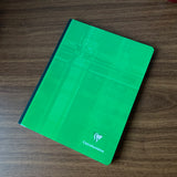 Clairefontaine Clothbound A5 Notebook (Green Cover)