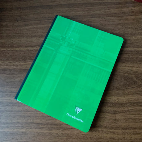 Clairefontaine Clothbound A5 Notebook (Green Cover)