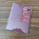 TRAVELER'S Notebook Passport Refill Standard 003 Blank MD White