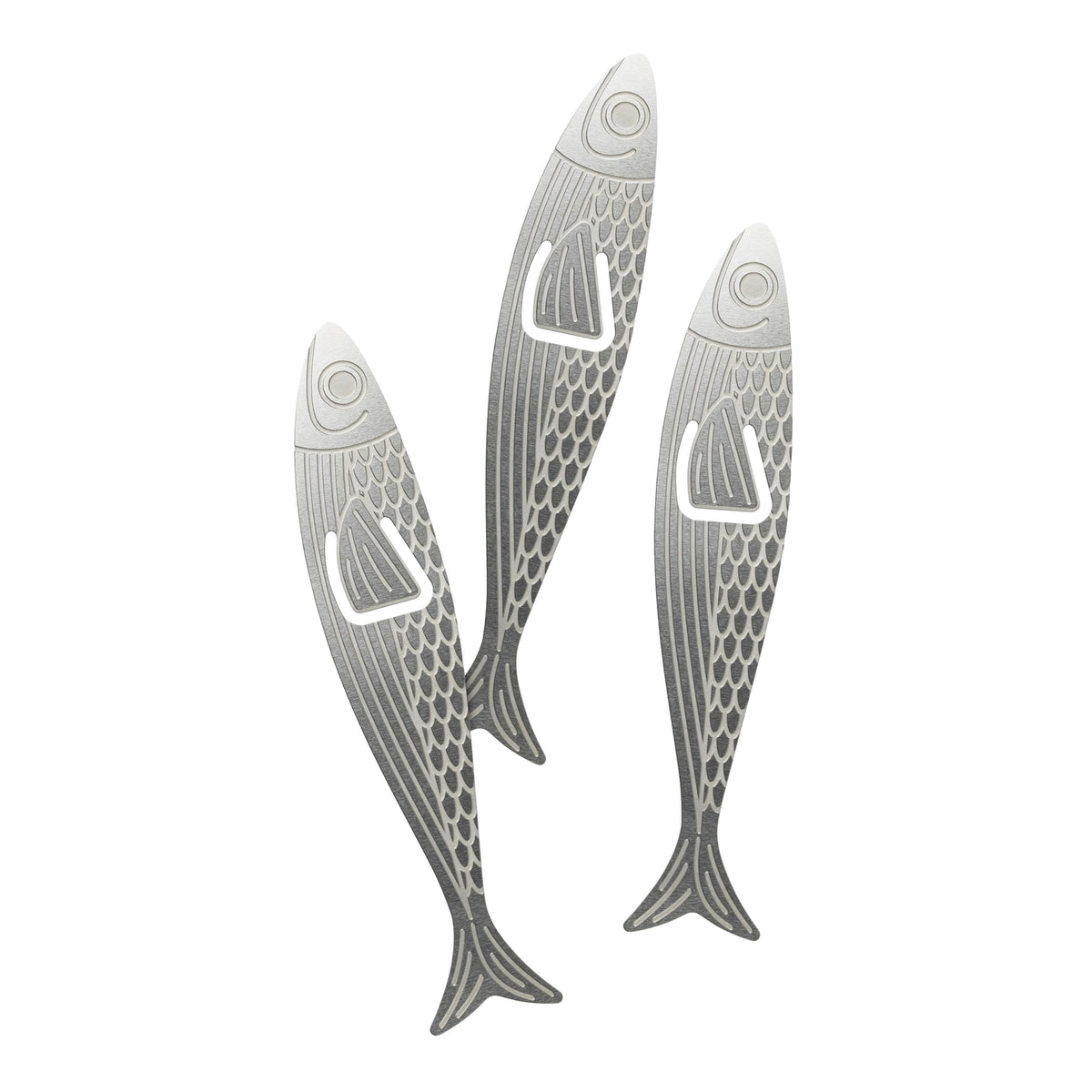 Fred & Friends Sardine Bookmark 3-pack outside of packaging