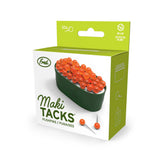 Fred & Friends Maki Tacks Sushi Push Pins in Packaging