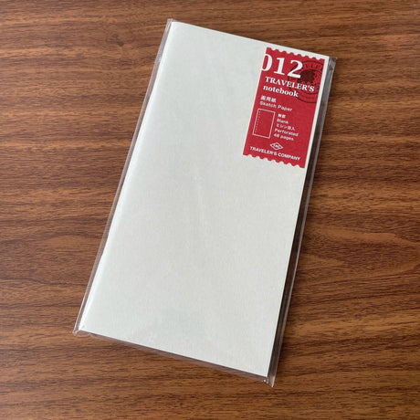TRAVELER'S Notebook Standard Specialty Paper Refill Sketch Paper