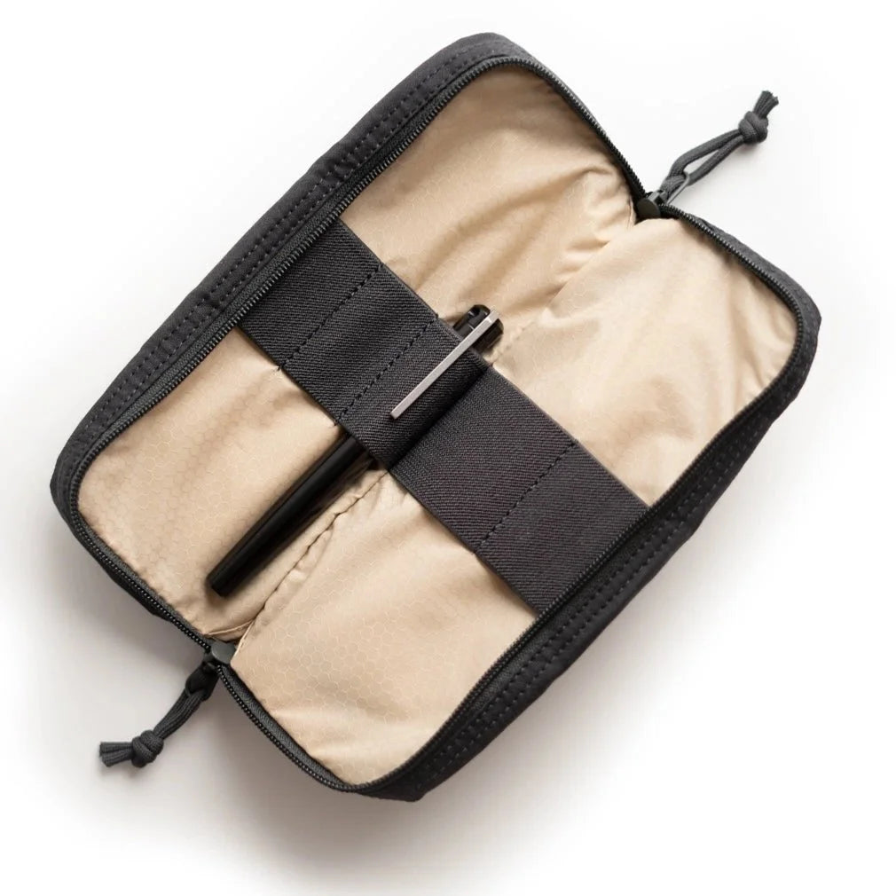Lochby Venture Pouch Charcoal Open