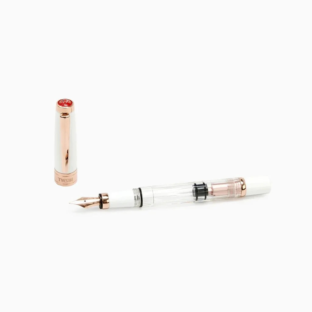 TWSBI Diamond 580 White RG II Fountain Pen