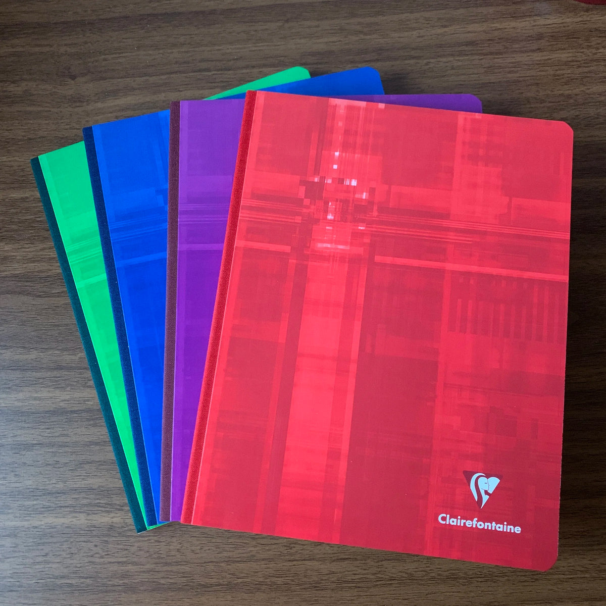Clairefontaine Side Clothbound A5 Notebooks all colors
