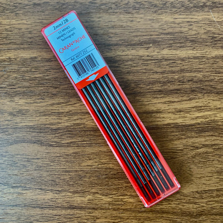 Caran d'Ache Fixpencil 2mm Lead Refill 2B 12 Pack