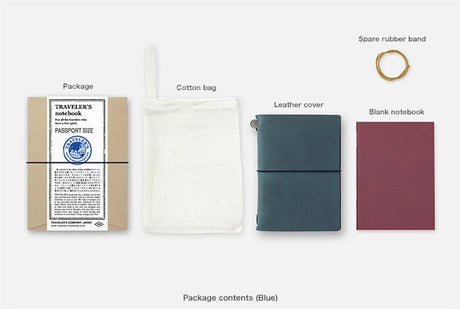 TRAVELER'S Notebook Passport Starter Kit Blue Kit