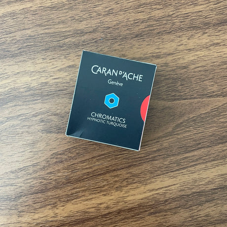 Caran d'Ache Chromatics Ink Cartridges Hypnotic Turquoise