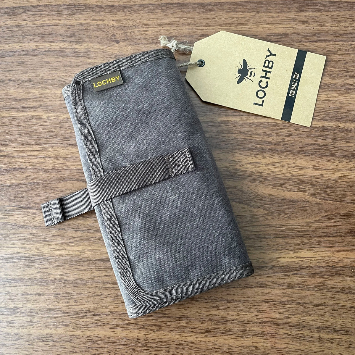 Lochby Tool Roll Brown Closed
