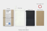 TRAVELER'S Notebook Standard Size Starter Kit Black Kit