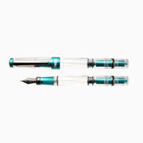 TWSBI Diamond 580 Caribbean Blue + Onyx Capped vs Uncapped