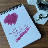 Anderillium Avian Series Pompadour Cotinga Burgundy Swatch