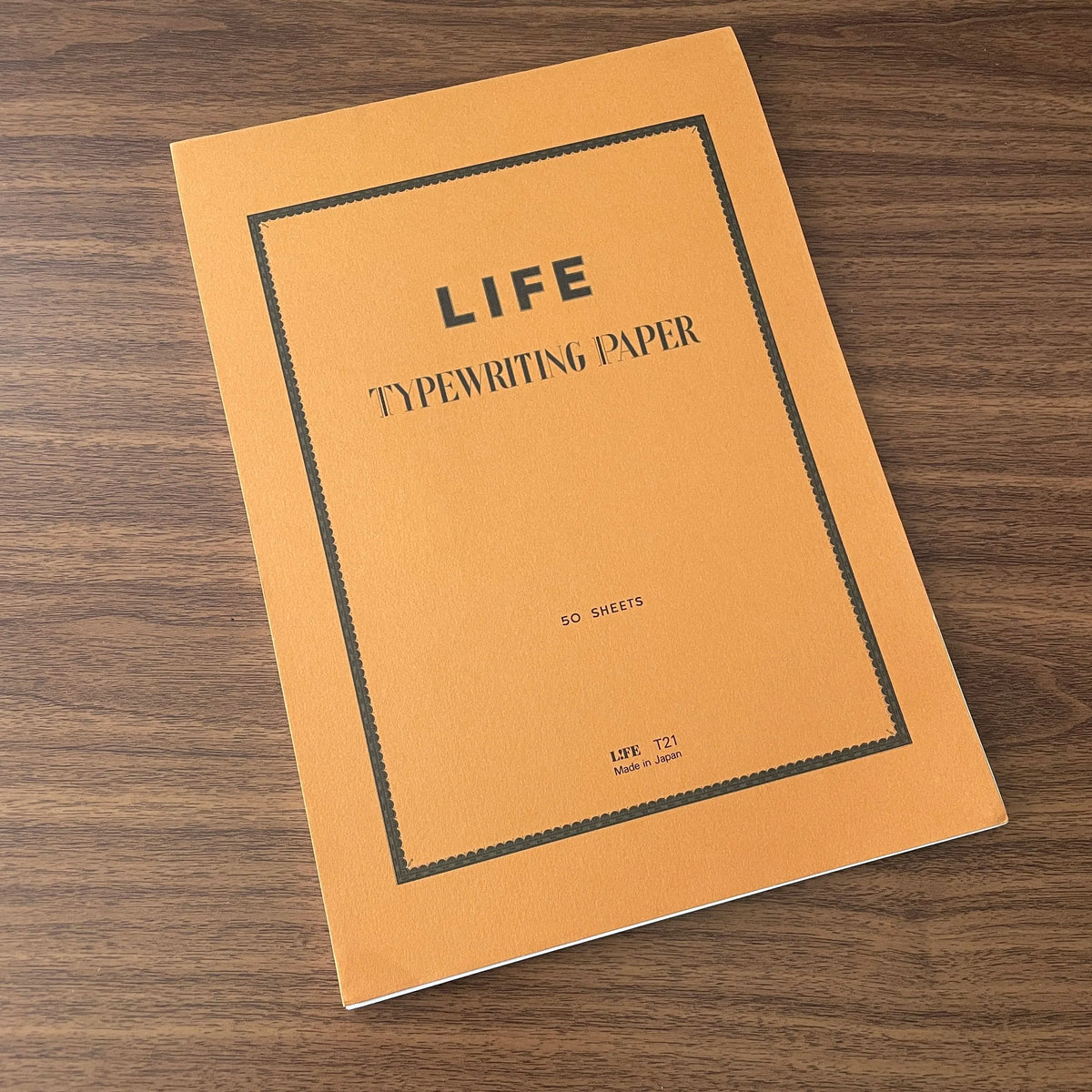 Life Typewriting Paper