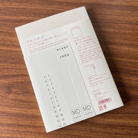 MD Product Notebook Journal A5 with Frames Reverse with Stickers