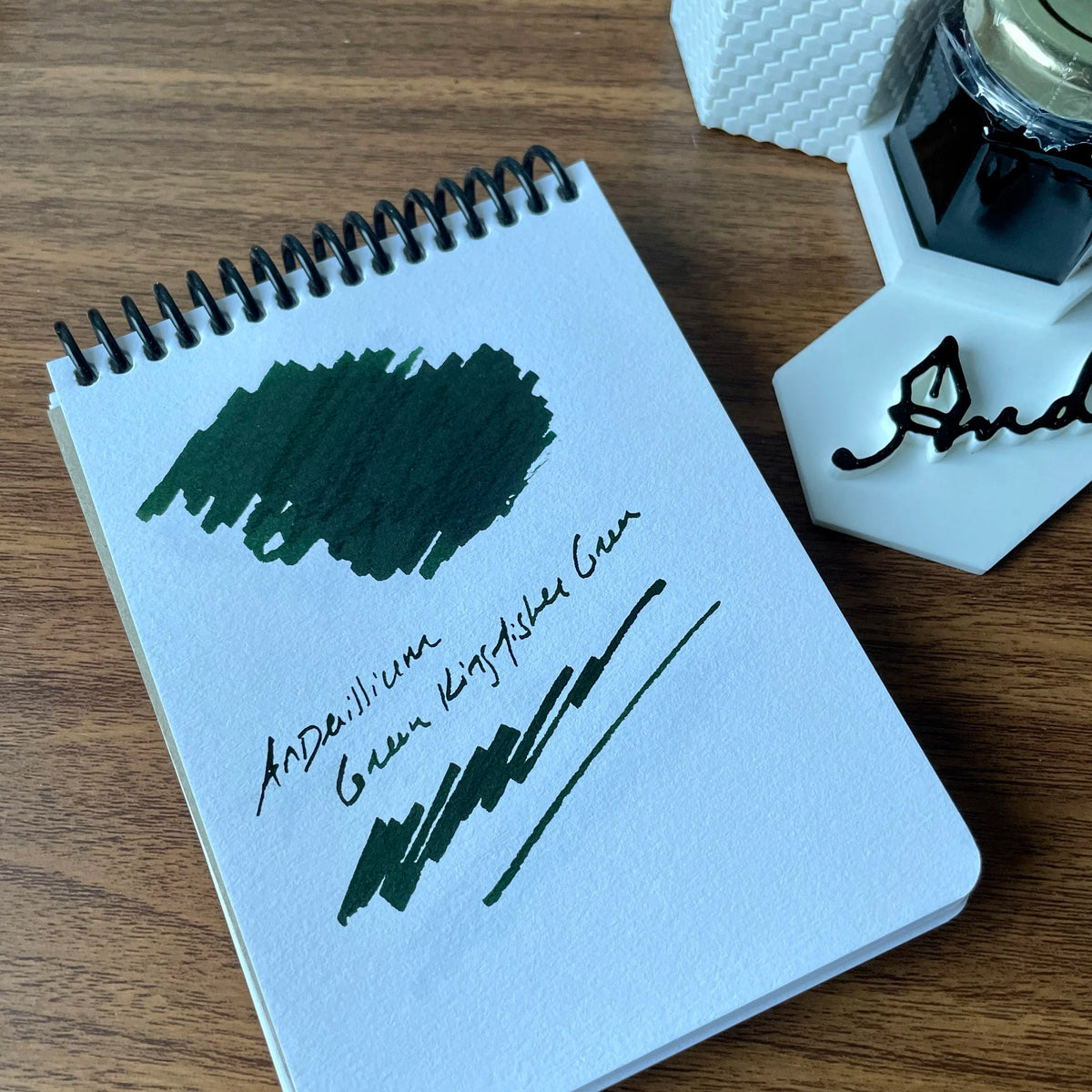 Anderillium Avian Series Green Kingfisher Green Swatch