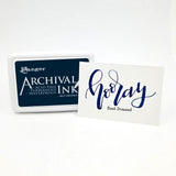 Ranger Ink Archival Ink Pads Best Dressed, a Dark Blue color