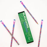Blackwing Frida Kahlo Pencil Showing Pencils on white background around packaging