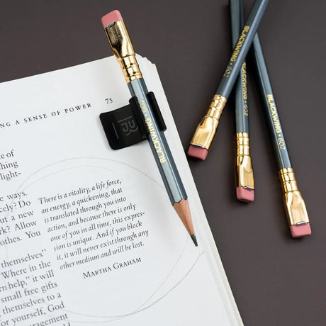 Blackwing Notebook Clip with Pencil Inserted