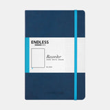 Endless Recorder A5 Notebook Cover Blue Blank