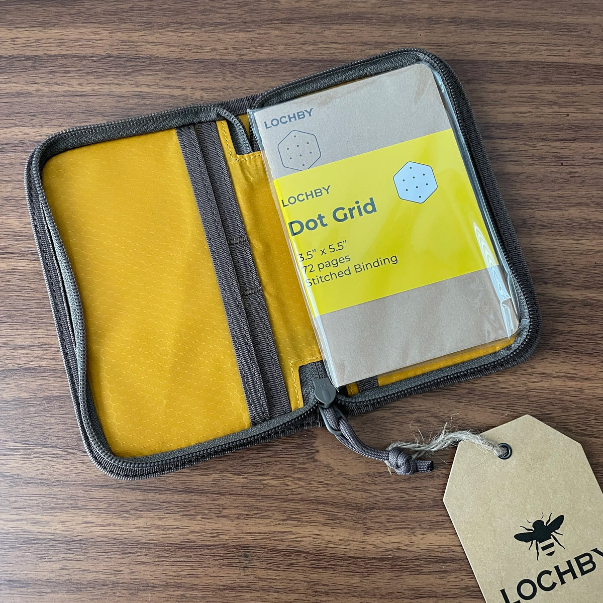 Lochby Pocket Journal with pocket notebook 