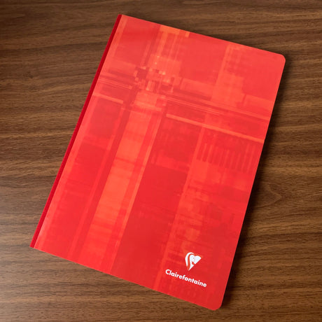 Clairefontaine Clothbound A4 Notebook (Red Cover)