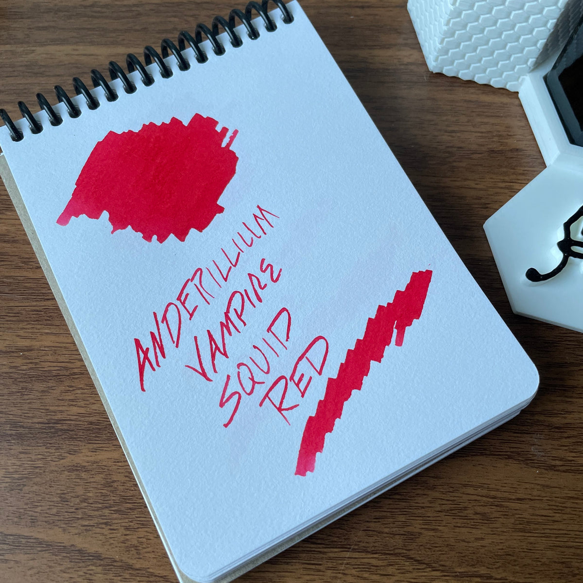 Anderillium Ink Cephalopod Vampire Squid Red Swatch