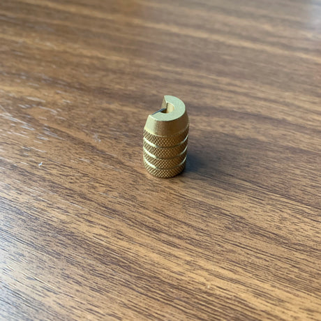 M+R Brass Pencil Sharpener / Bullet Sharpener