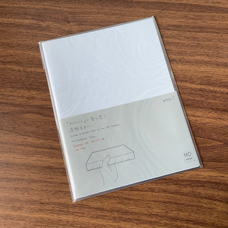 MD Product Clear Plastic Notebook Cover A5 Codex
