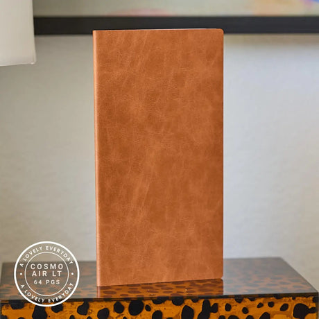 A Lovely Everyday Cosmo Air Light A5-Slim Notebook in Brown Honeyhide Cover