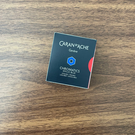 Caran d'Ache Chromatics Ink Cartridges Idyllic Blue
