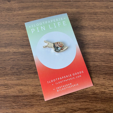 Snail Mail Love Enamel Lapel Pin