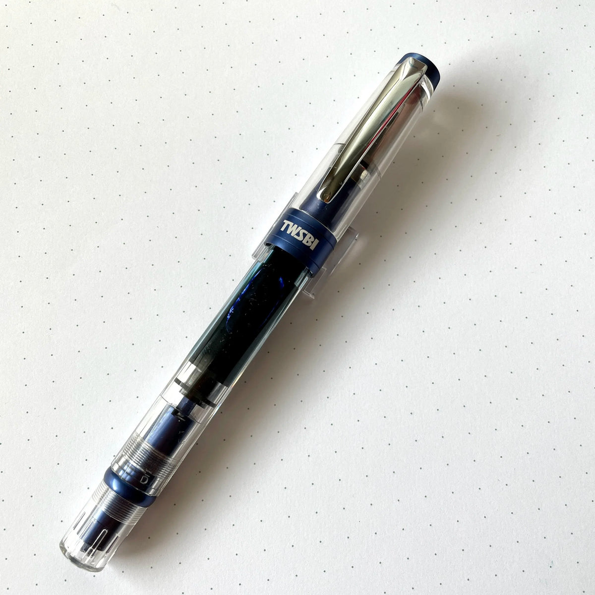 TWSBI Diamond 580 ALR Navy Blue Fountain Pen Inked