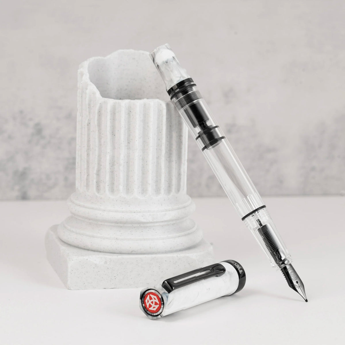 TWSBI ECO Carrera + Onyx Fountain Pen Uncapped