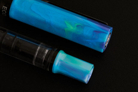 TWSBI Cosmo Blue Resin Close-Up