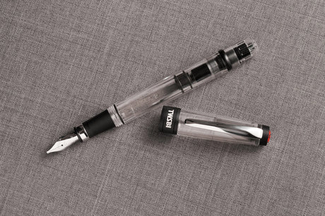 TWSBI Diamond 580 ALR Black Uncapped and Un-Inked