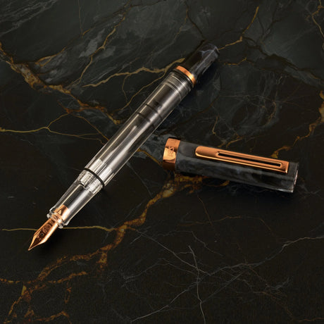 TWSBI ECO Black Marble+Bronze Fountain Pen