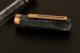 TWSBI ECO Black Marble + Bronze Cap with Bronze Trim